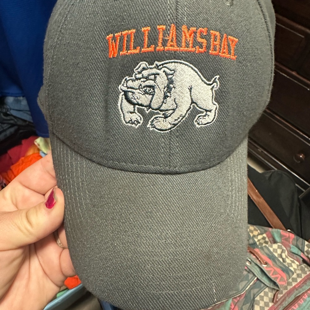 Nike Gray Hat with Orange and White Embroidery - Picture 2 of 6